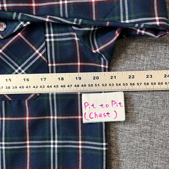 Dixxon Torrance Plaid Long Sleeve Shirt - Men's Size S - Blue - Picture 5 of 8